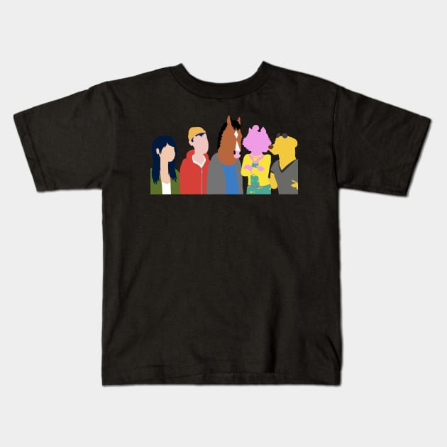 horseman Kids T-Shirt by k4k7uz